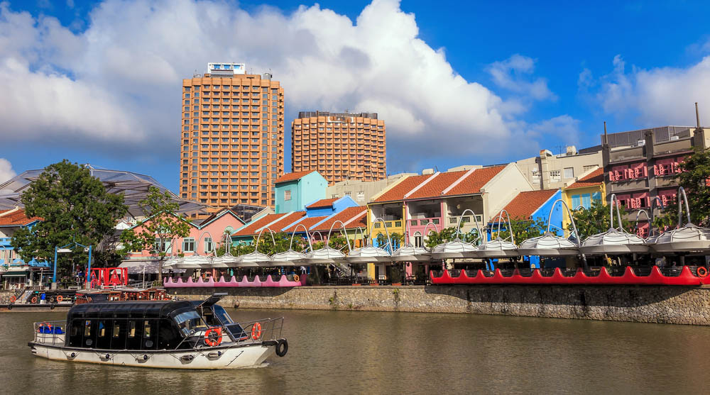 Clarke Quay Singapore Boat Ride Holiday Tour